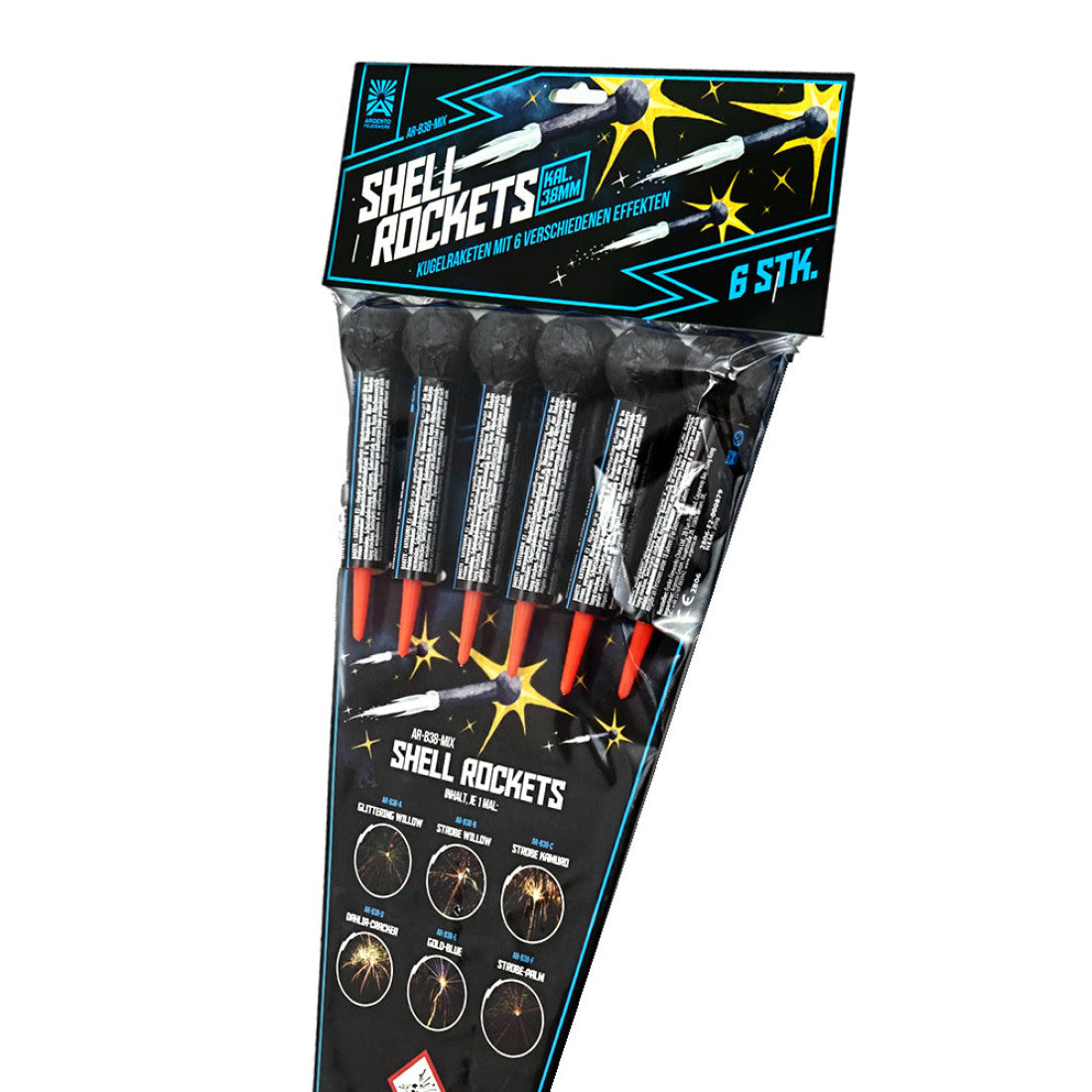 Argento Shellrockets Cal. 38 mm